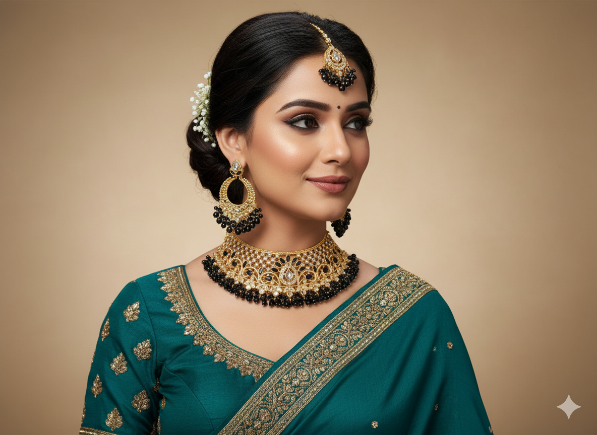 Elegant Black Necklace Set