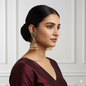 The Heritage Temple Jhumka Earrings