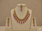 💖 The Majestic Pink & Polki-Style Necklace Set 💖